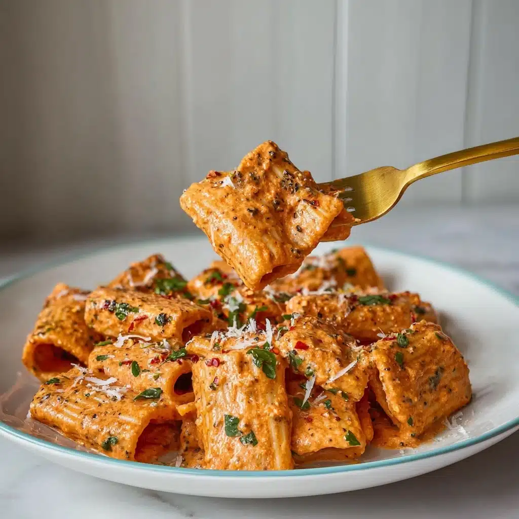 Creamy Tomato Garlic Pasta Recipe - Recipe Image