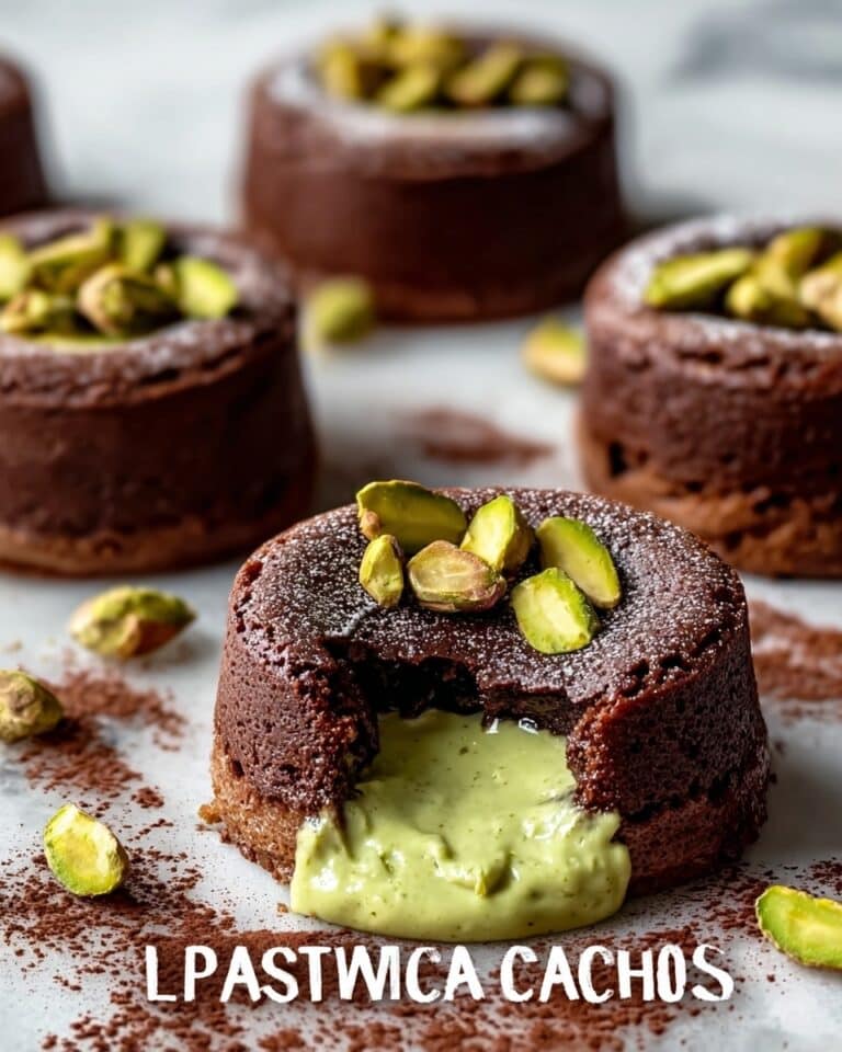 Pistachio Chocolate Lava Cakes Recipe