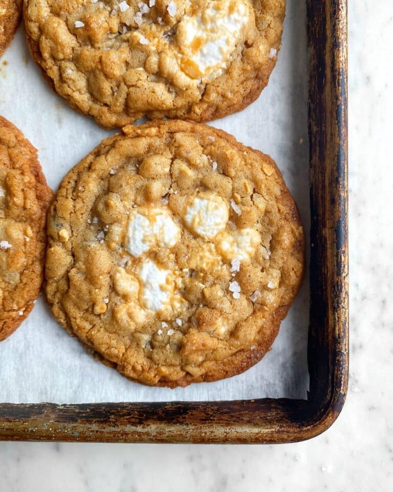 Marshmallow Crispy Cookies Recipe