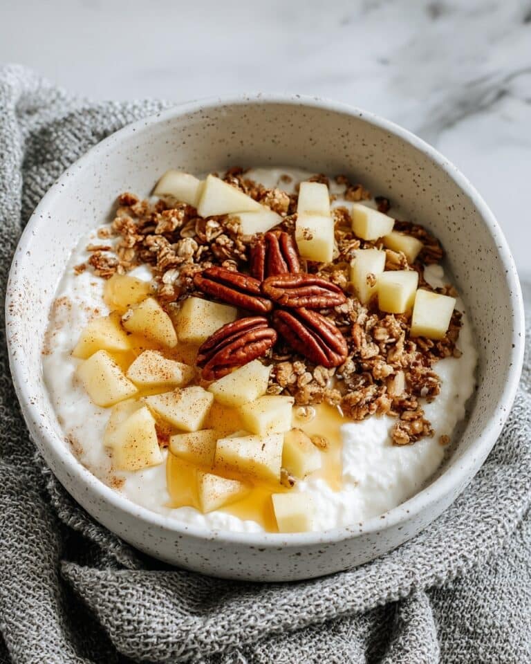 Cottage Cheese Apple Pie Bowl Recipe