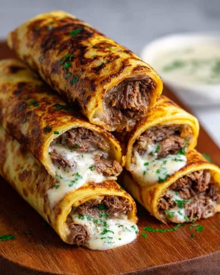 French Dip Tortilla Roll-Ups Recipe