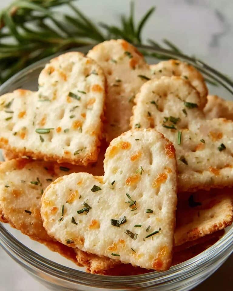 Homemade Parmesan Rosemary Crackers Recipe