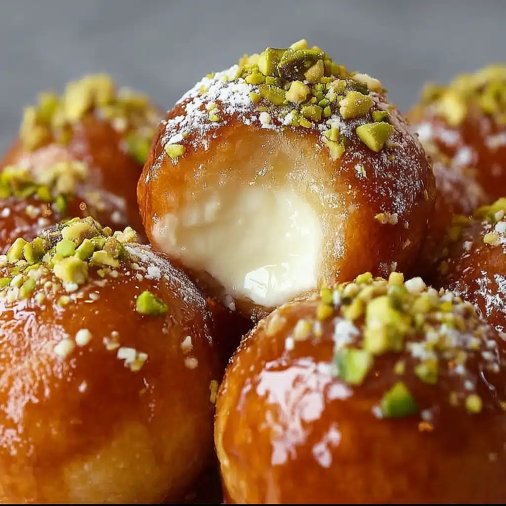 Ricotta Pistachio Honey Bites Recipe - Recipe Image