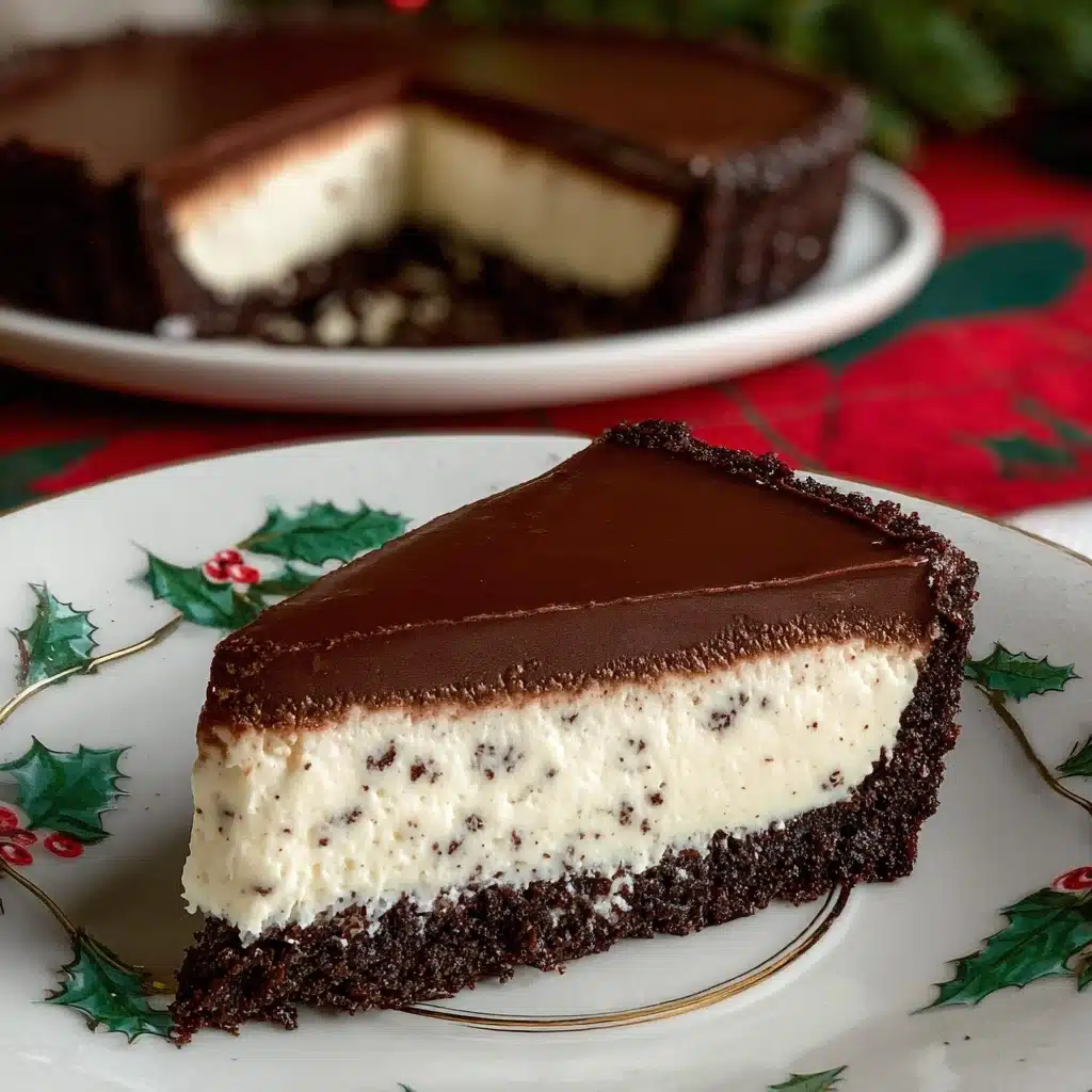 Dark Chocolate Peppermint Mousse Tart Recipe - Recipe Image