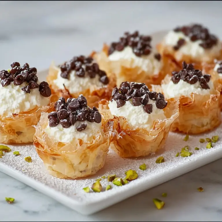 Mini Cannoli Cups Recipe