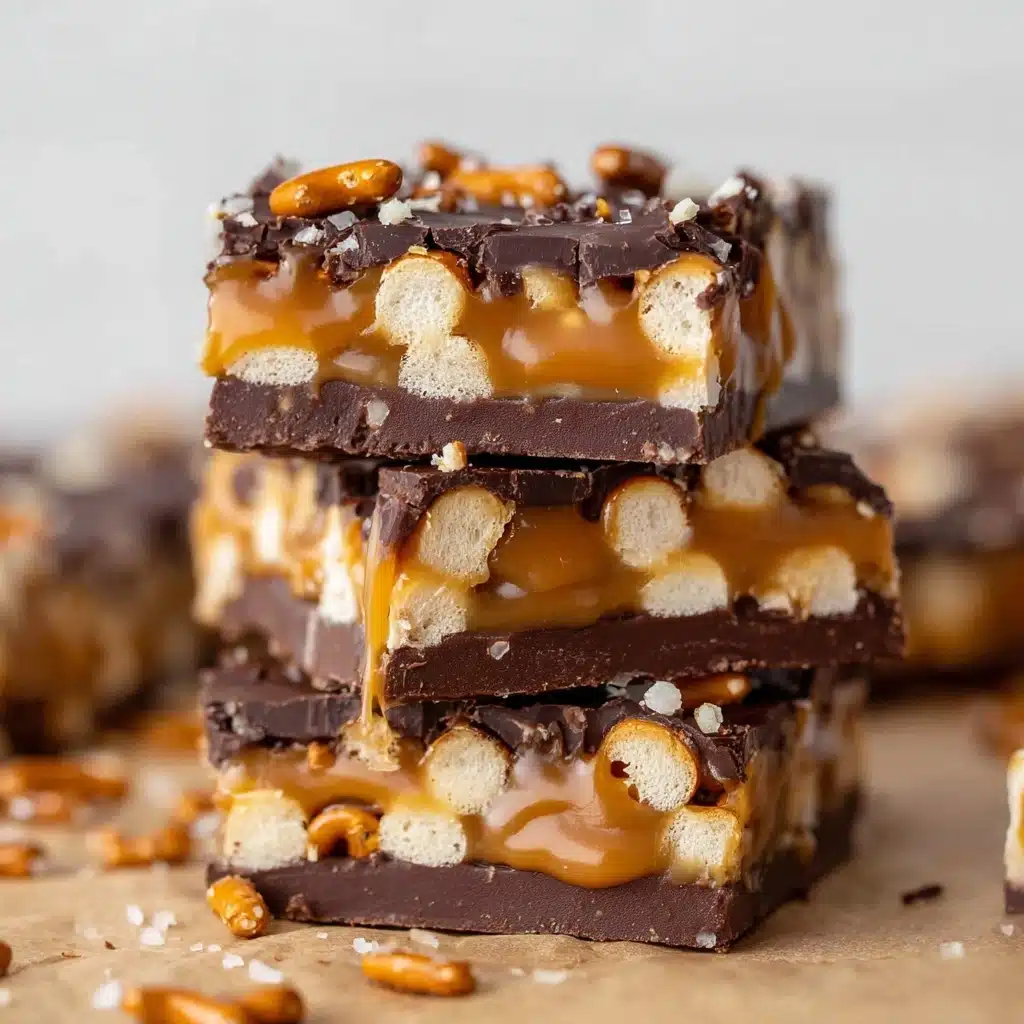 Salted caramel pretzel bark Recipe - Recipe Image