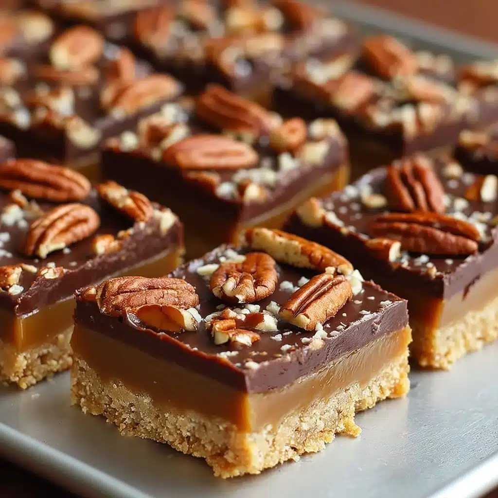 Easy Turtle Bars Recipe - Recipe Image