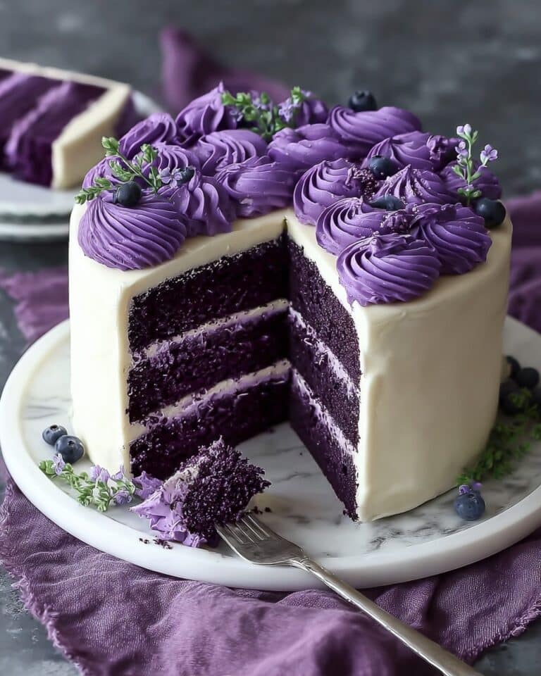 Royal Purple Velvet Cake Recipe
