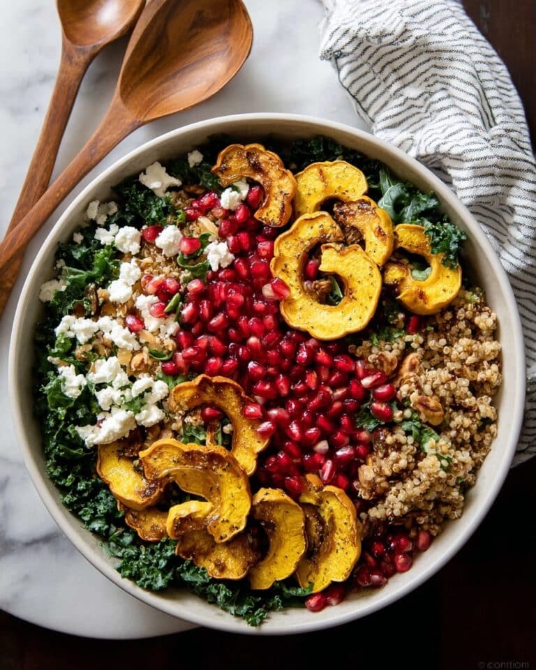 Autumn Harvest Salad with Pomegranates Recipe