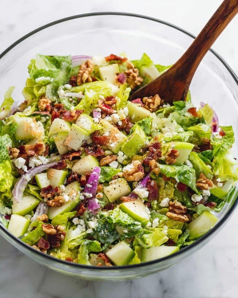 Chopped Autumn Salad with Apple Cider Dressing Recipe