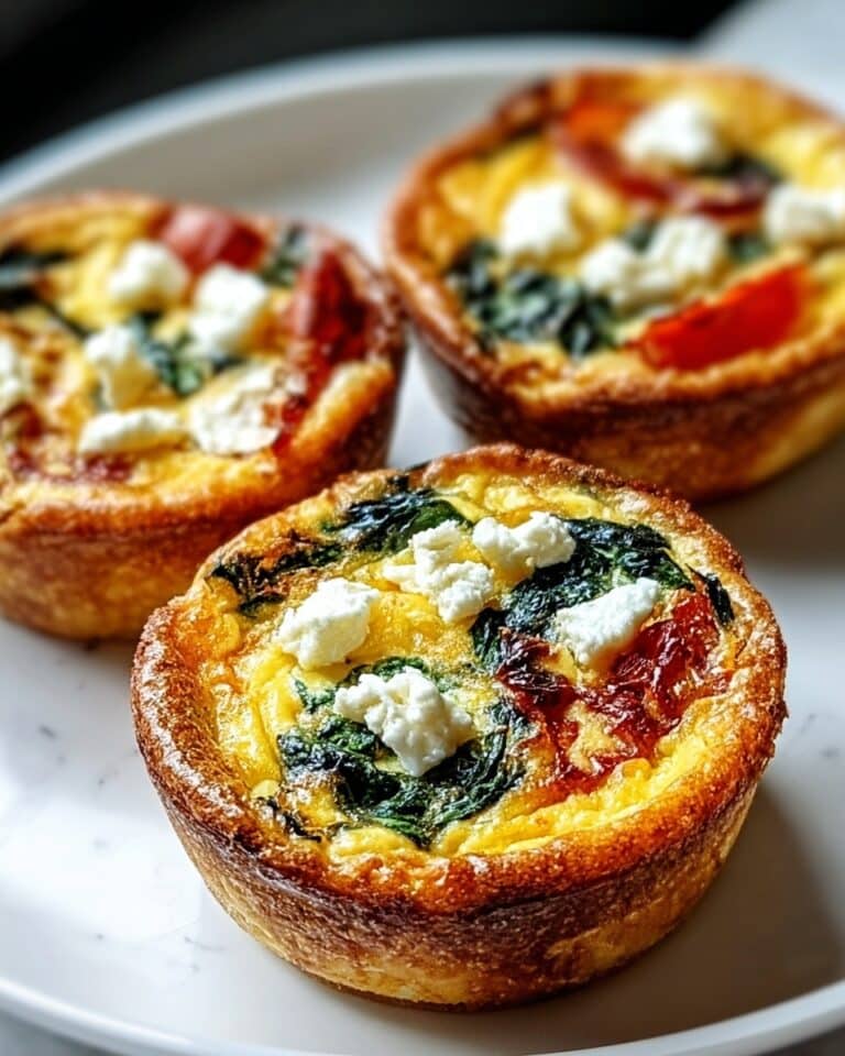Spinach, Feta, and Sun-Dried Tomato Egg Muffins Recipe