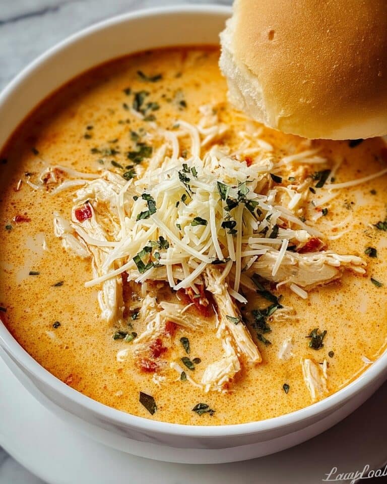 Crock Pot Creamy Chicken Parmesan Soup Recipe