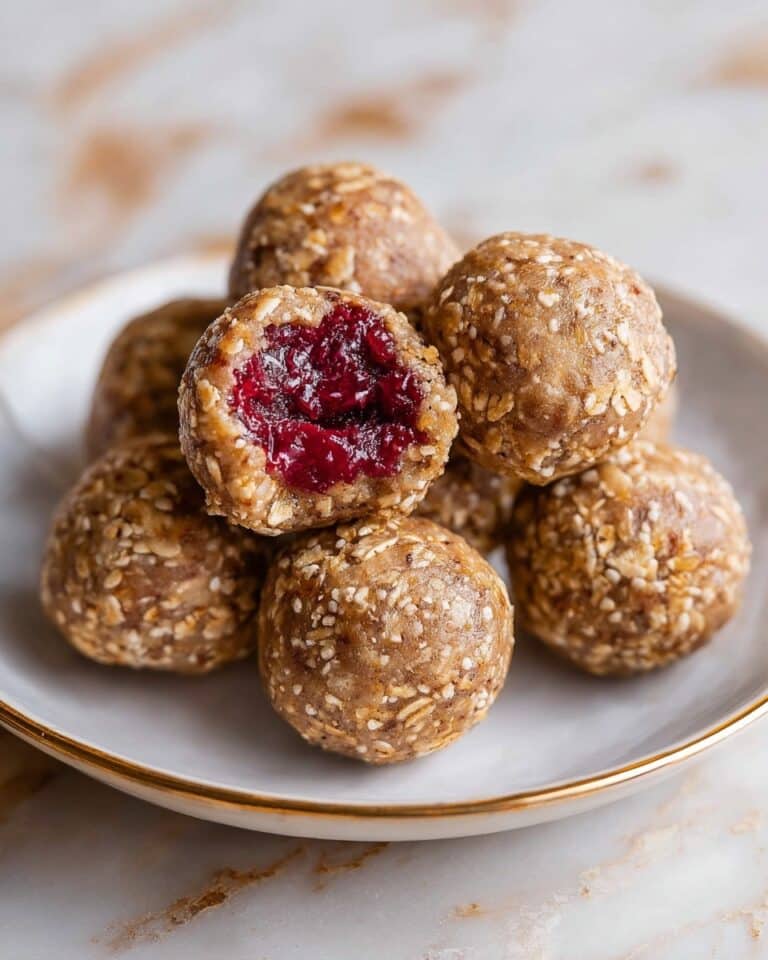 Peanut Butter & Jelly Protein Balls Recipe