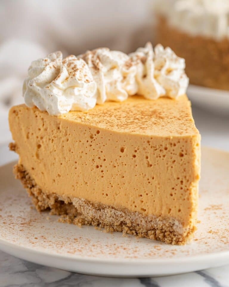 No Bake Marshmallow Pumpkin Pie Recipe