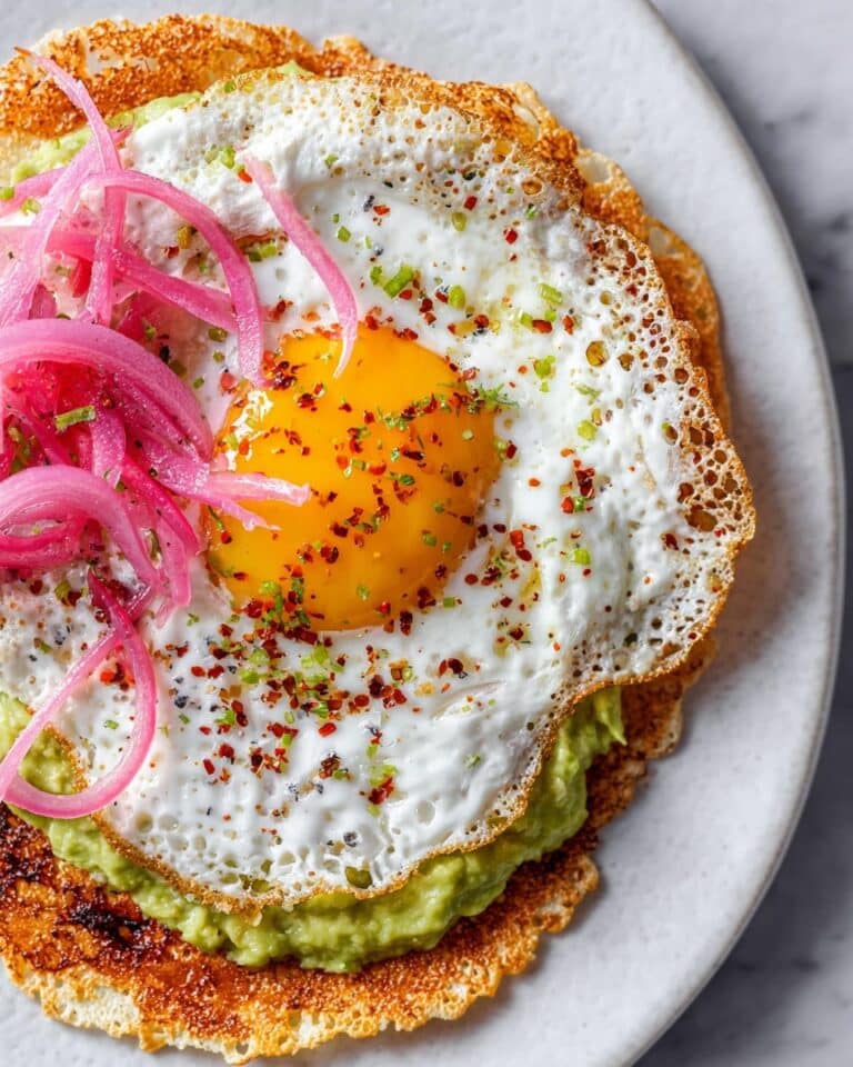 Crispy Feta Fried Eggs Recipe