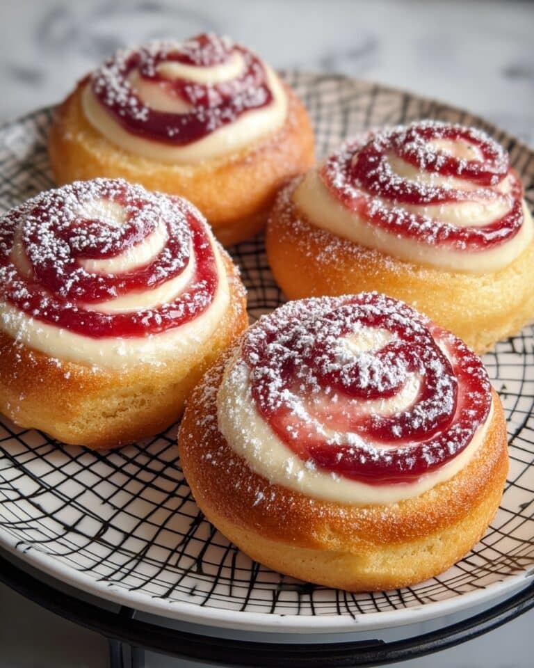 Sugar Raspberry Danish Bun Recipe