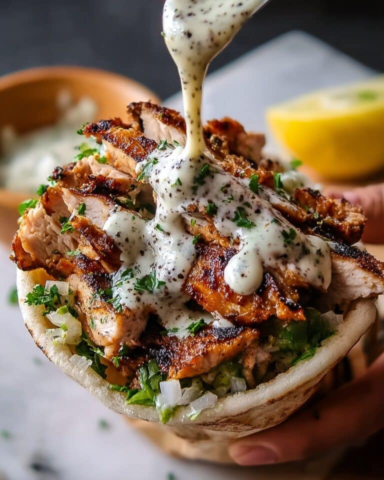 Chicken Shawarma with Garlic Sauce Recipe