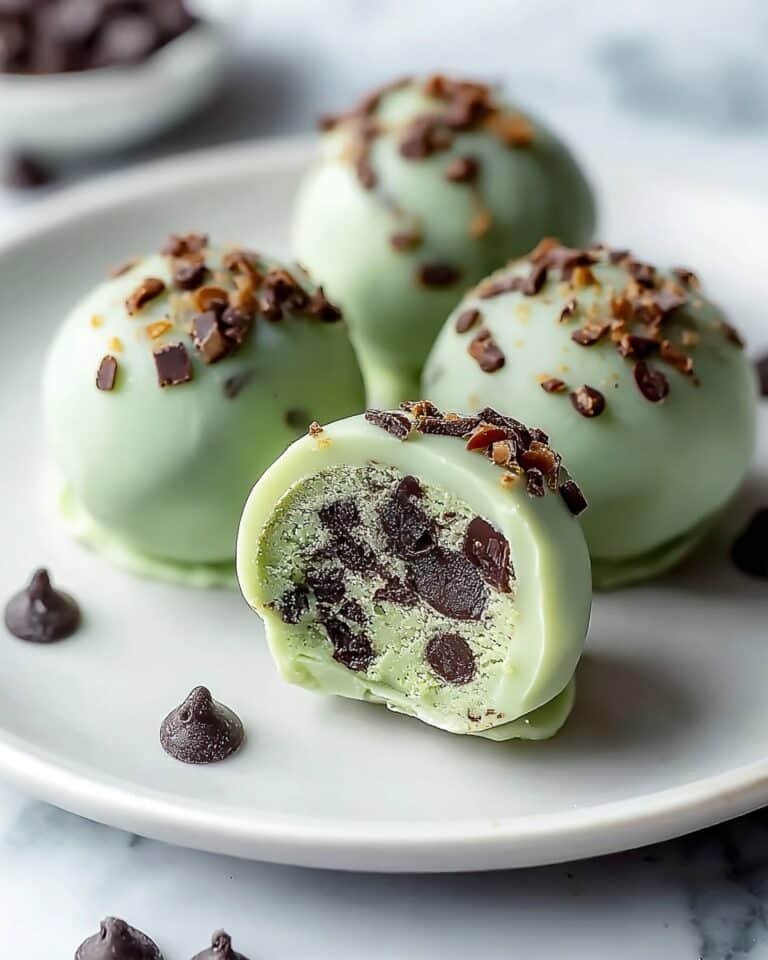 Mint Chocolate Chip Protein Balls Recipe