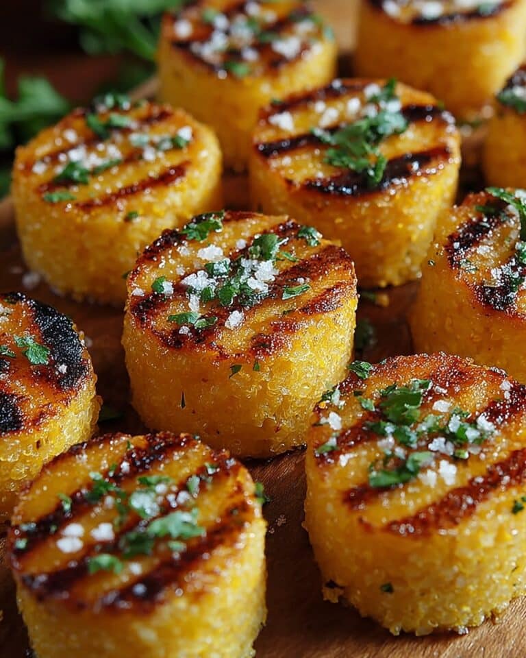 Crispy Parmesan Polenta Rounds Recipe