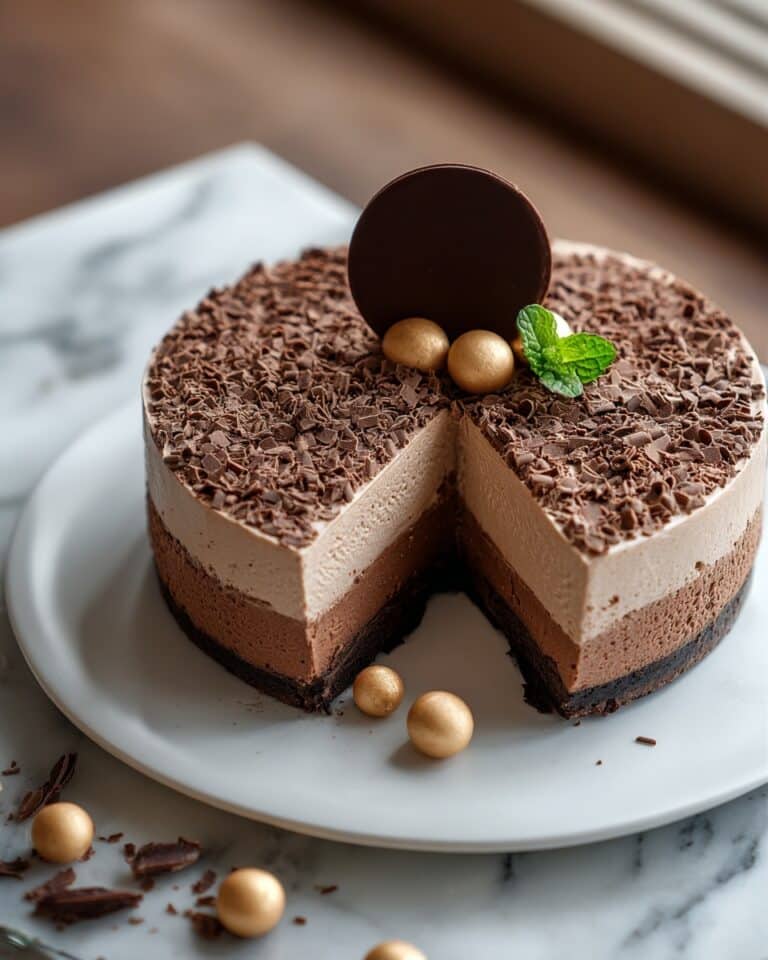 Chocolate Hazelnut Mousse Cake Recipe