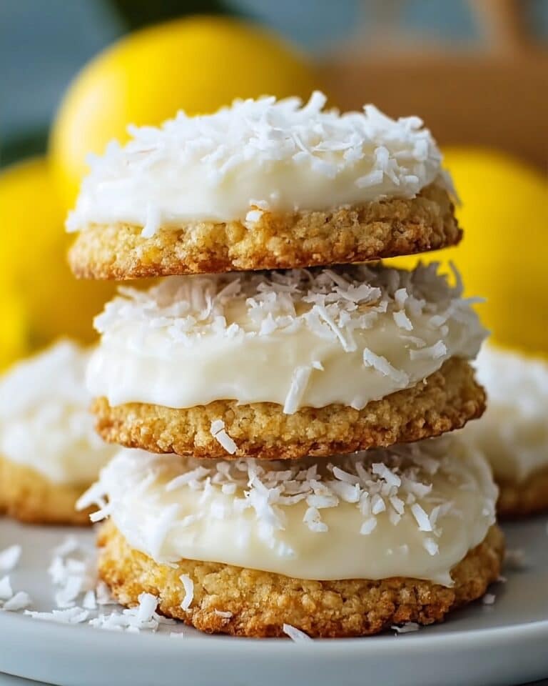 Lemon Coconut Cheesecake Cookies Recipe