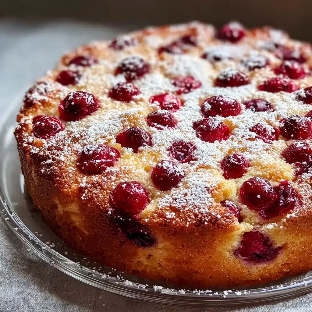 Cranberry Orange Breakfast Cake Recipe - Recipe Image