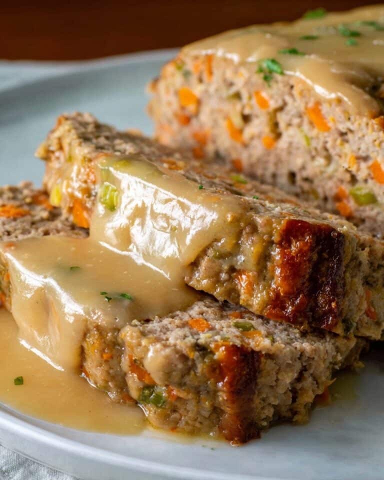 Turkey and Stuffing Meatloaf Recipe