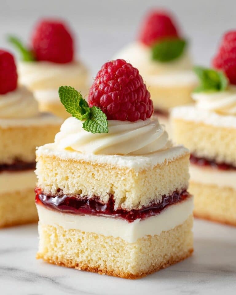 Mini Victoria Cakes with Store-Bought Pound Cake Recipe