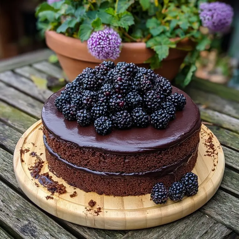 Blackberry Velvet Gothic Cake Recipe