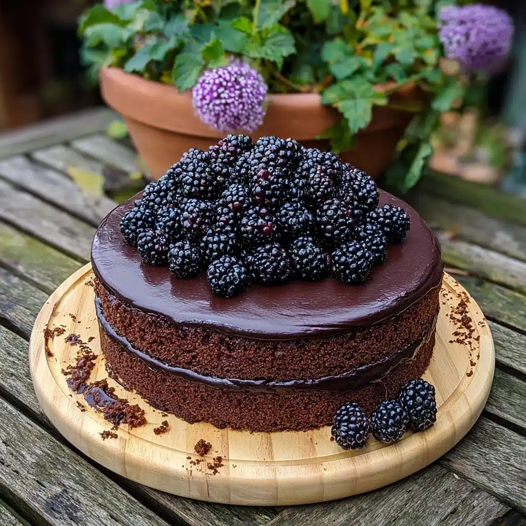 Blackberry Velvet Gothic Cake Recipe - Recipe Image