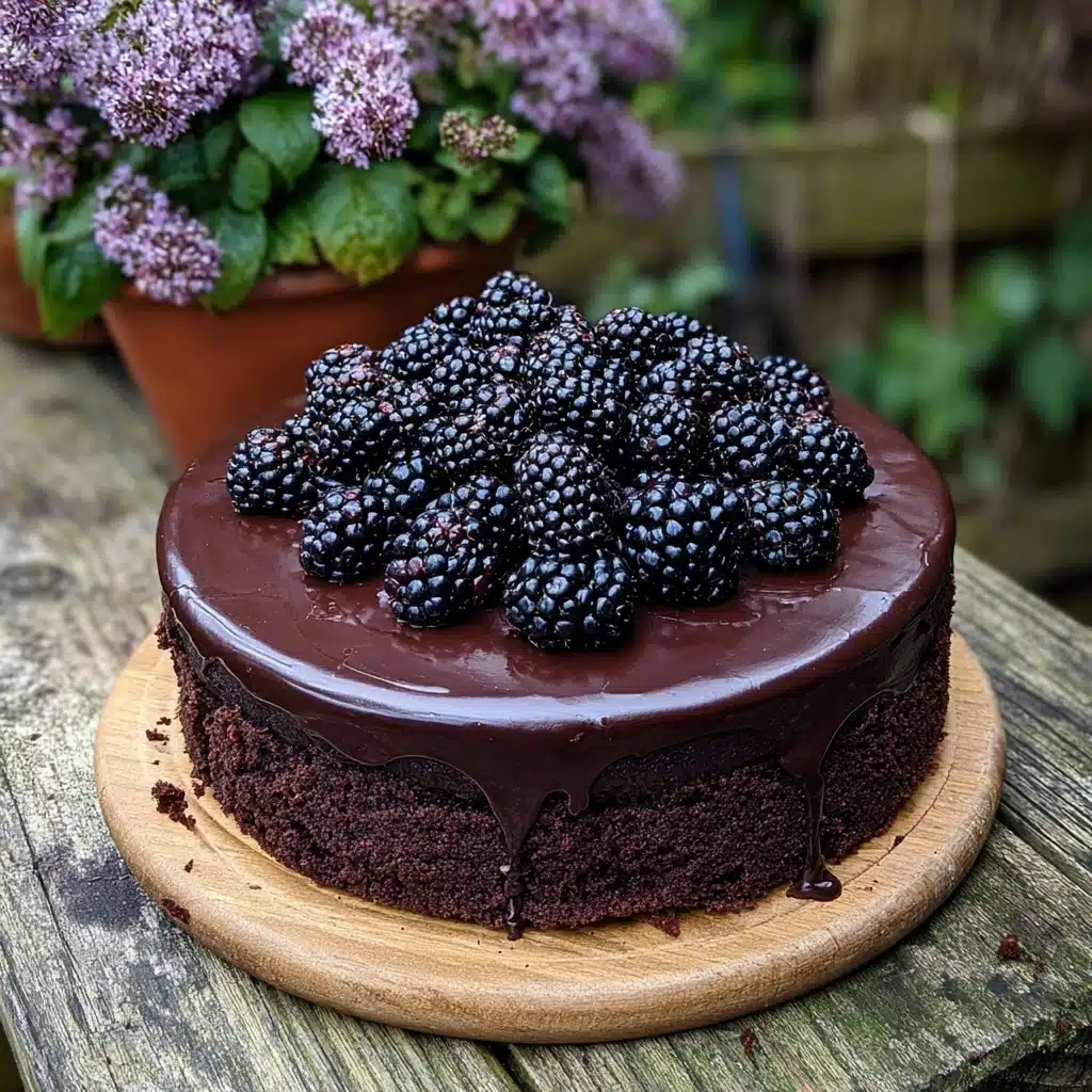 Blackberry Velvet Gothic Cake Recipe - Recipe Image