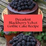 Blackberry Velvet Gothic Cake Recipe