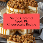 Salted Caramel Apple Pie Cheesecake Recipe