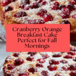 Cranberry Orange Breakfast Cake Recipe