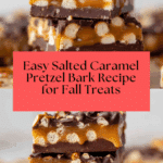 Salted caramel pretzel bark Recipe