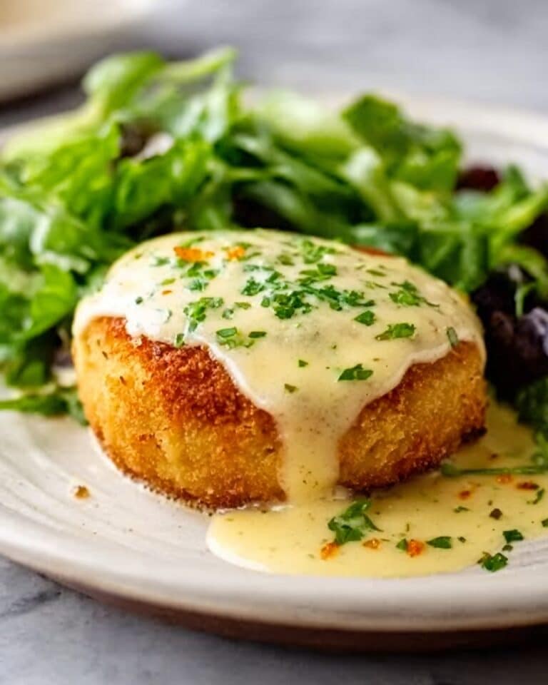Comforting Chicken Pillows with Creamy Parmesan Sauce Recipe