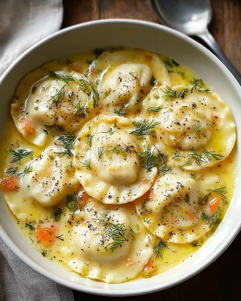 Dill Pierogi Soup Recipe