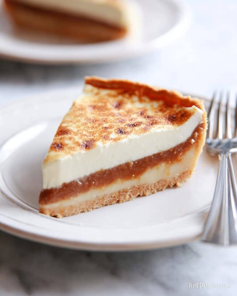 Caramel Dulce de Leche Crème Brûlée Pie Recipe