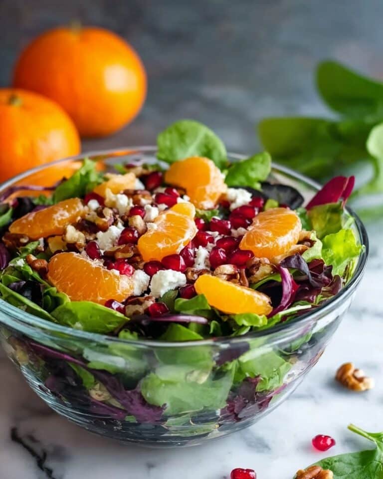 Winter Citrus Salad with Pomegranate, Feta, and Candied Pecans Recipe
