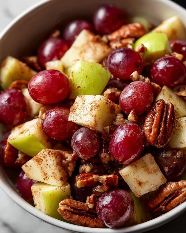 Cinnamon Apple Grape Salad Recipe