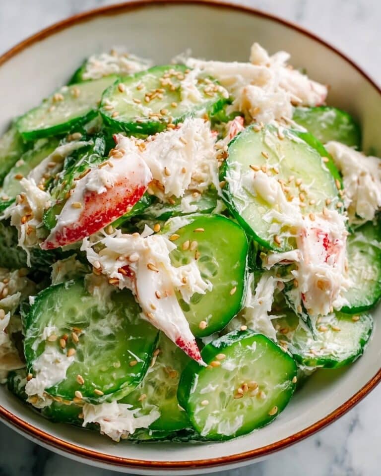 Cucumber Salad with Crab Meat Delight Recipe