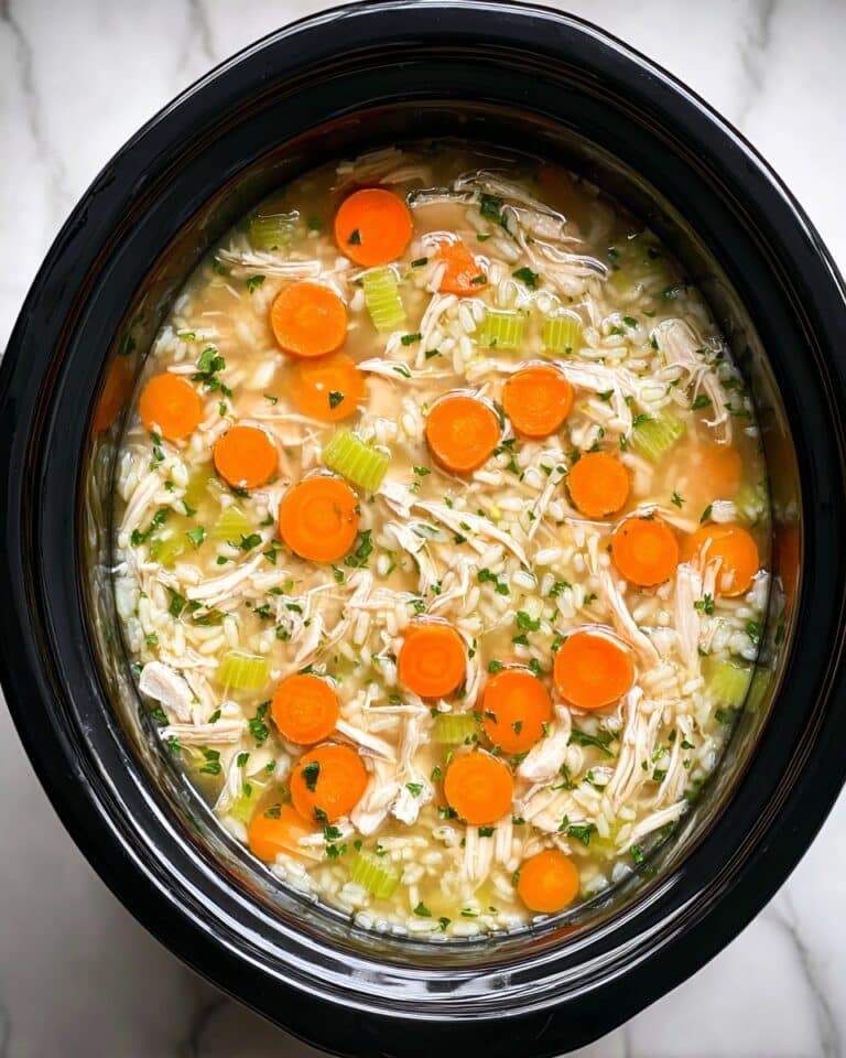 Crockpot Chicken and Rice Soup Recipe