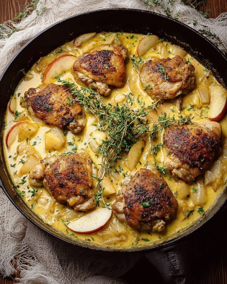 French Apple Cider Chicken (Chicken Normandy) Recipe