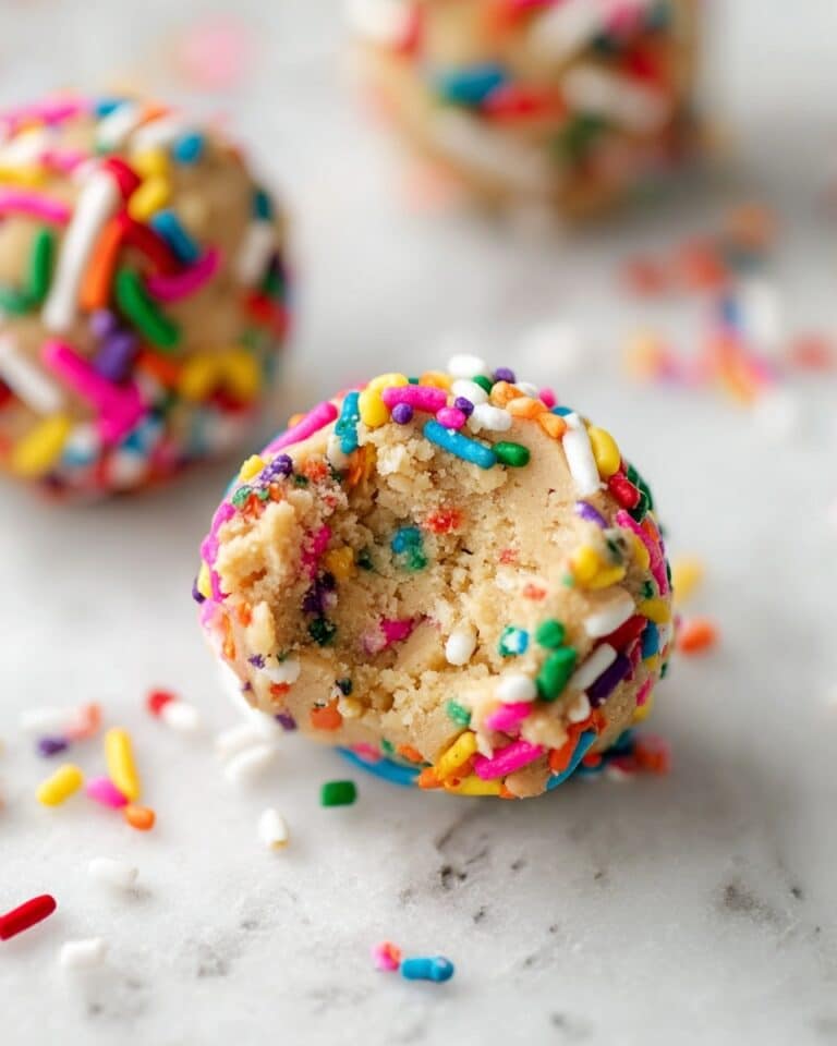 Cake Batter Protein Balls Recipe