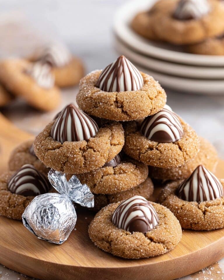 Gingerbread Kiss Cookies Recipe
