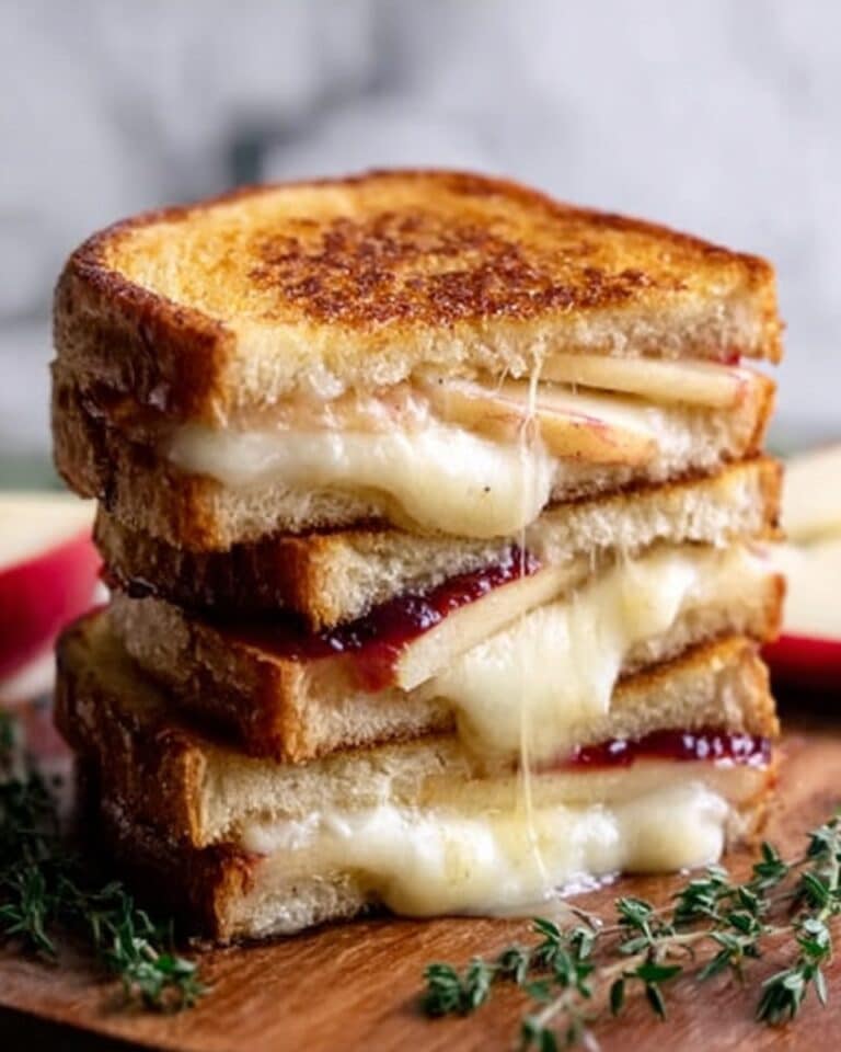 Apple and Cranberry Grilled Cheese Recipe