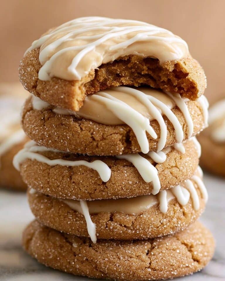 Gingerbread Thumbprint Cookies with White Chocolate Filling Recipe