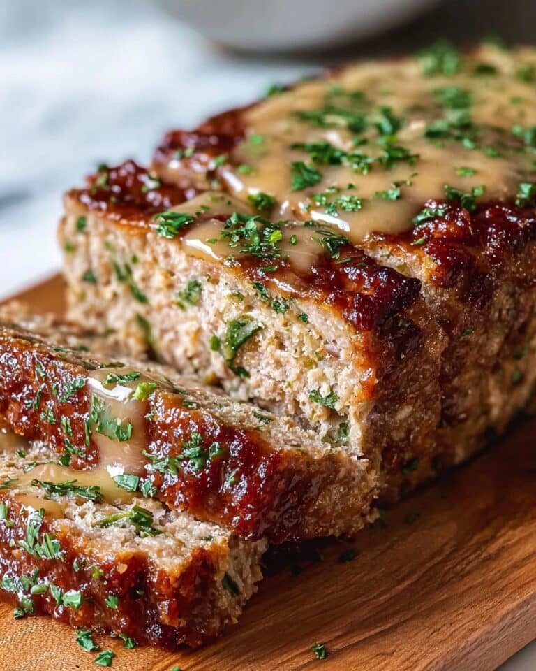 Juicy Garlic Parmesan Chicken Meatloaf Recipe
