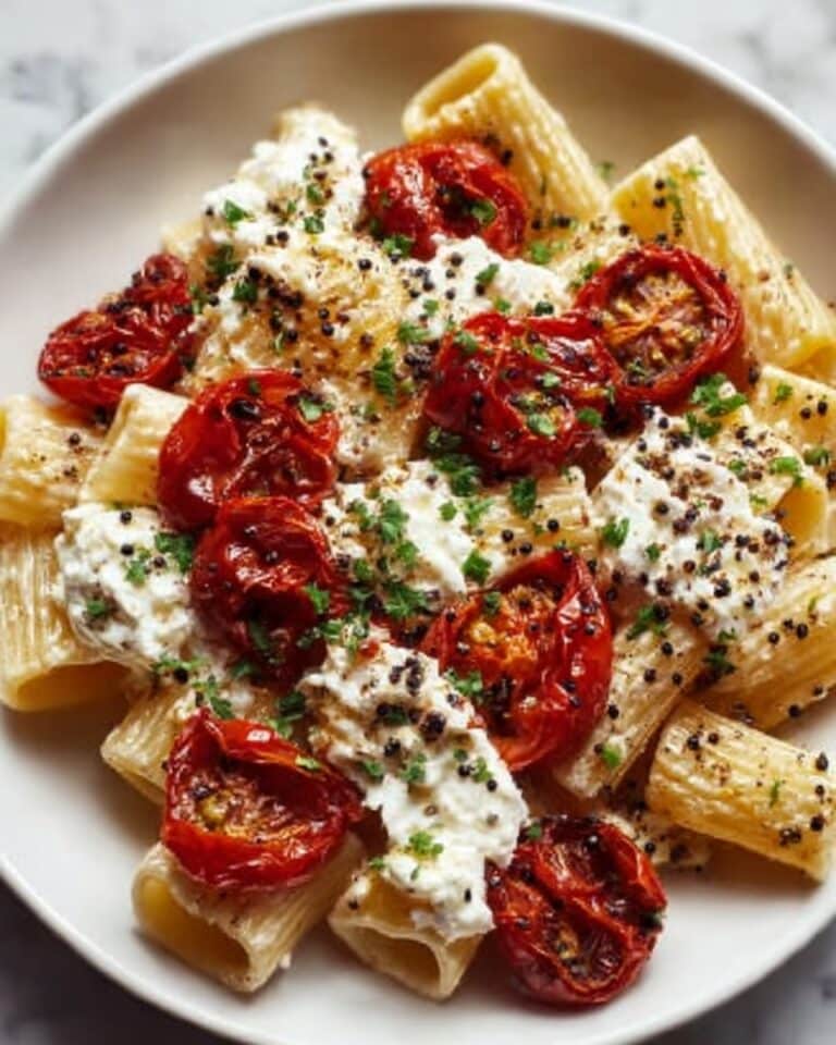 Roasted Tomato Garlic Pasta Recipe