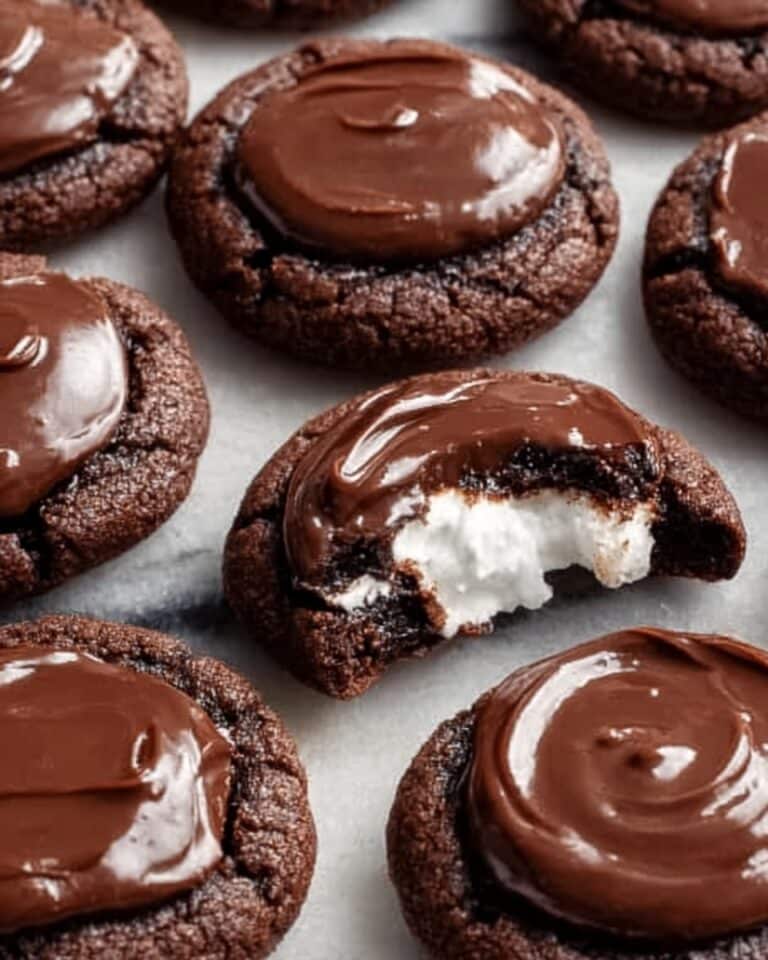 Marshmallow Hot Cocoa Surprise Cookies Recipe